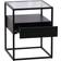 [en.casa] Vissenbjerg Black Matt Table Basse 40x40cm